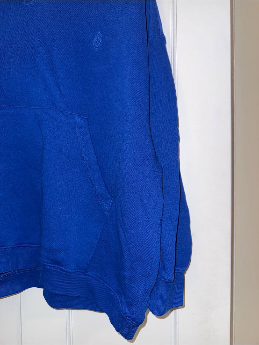 Free People Electric Blue Hooded Pullover Sweatshirt - Picture 4 of 8